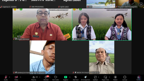 Dorong Swasembada Pangan, SMKPP Negeri Kementan Gelar Webinar Inovasi Petani Milenial