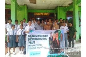 Dukung Swasembada Pangan, SMK-PP Negeri Kementan Terjunkan Siswa ke Kabupaten Rote Ndao