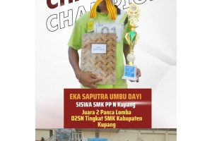 Toreh Prestasi Siswa Smk PP Kementan Juara O2SN Se-Kabupaten Kupang