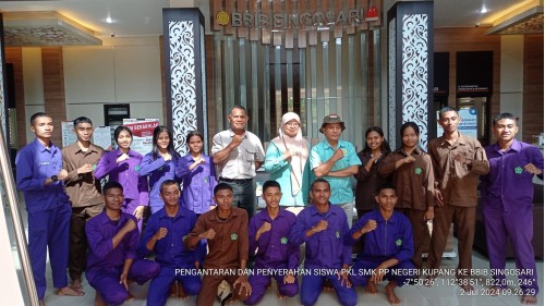 Pengantaran PKL Kelas XII Tahun 2024 Lokasi Jawa Timur dan Sumba Timur