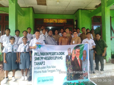 Dukung Swasembada Pangan, SMK-PP Negeri Kementan Terjunkan Siswa ke Kabupaten Rote Ndao