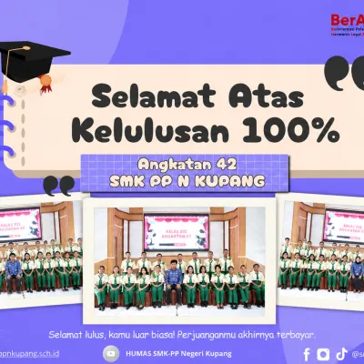 Pengumuman Kelulusan Peserta Didik SMK PP N Kupang
