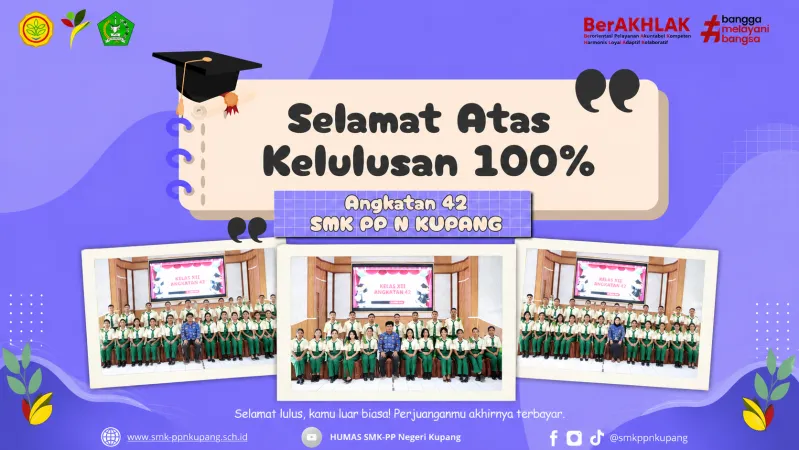Pengumuman Kelulusan Peserta Didik SMK PP N Kupang