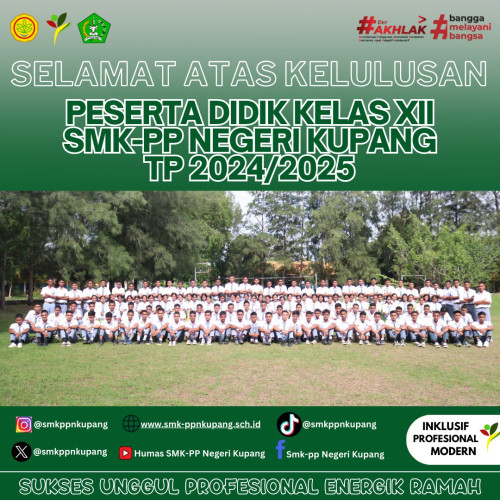 Para Siswa Lulusan SMK-PP Negeri Kementan, Siap Jadi Garda Terdepan Pembangunan Pertanian Indonesia